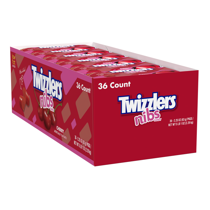 Bolsitas de caramelos estilo regaliz con sabor a cereza, 2,25 oz (36 unidades)