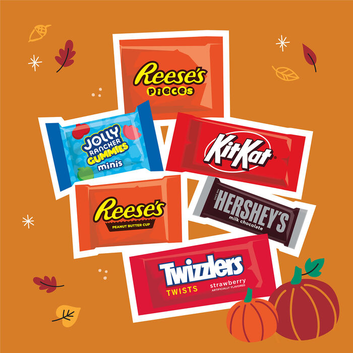 Bolsa de dulces de Halloween a granel, 105 unidades (47,58 oz)