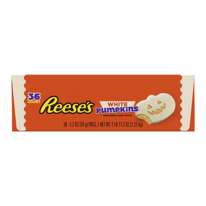 Calabazas con mantequilla de cacahuete y crema blanca de REESE'S (36 unidades)
