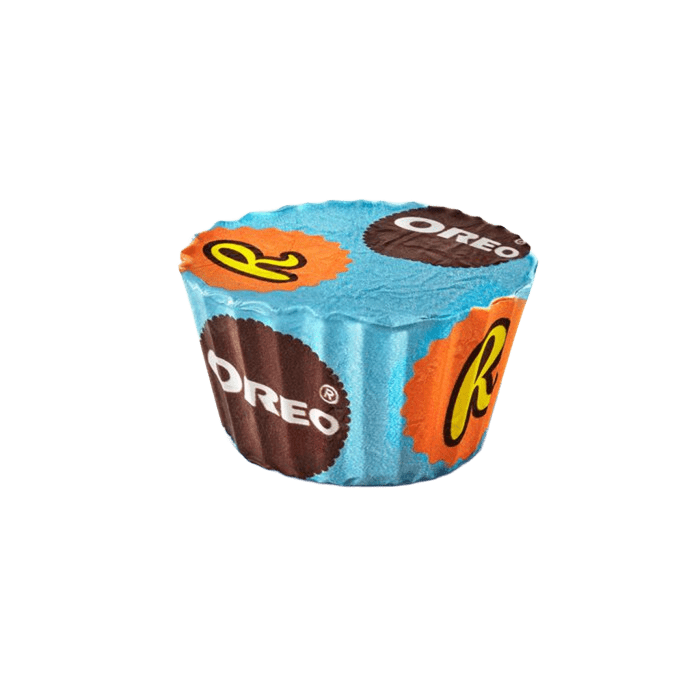 Paquete para compartir de dulces miniaturas OREO® de REESE'S con chocolate con leche y crema blanca, 9 oz
